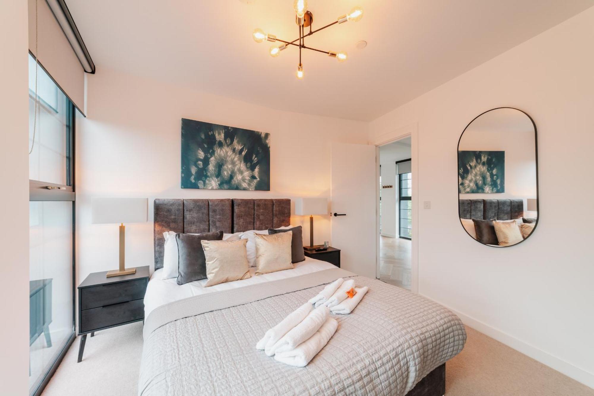 Luxury City & Canal View Stylish Pad, Family, Contractors, Fast Wifi Birmingam Exterior foto