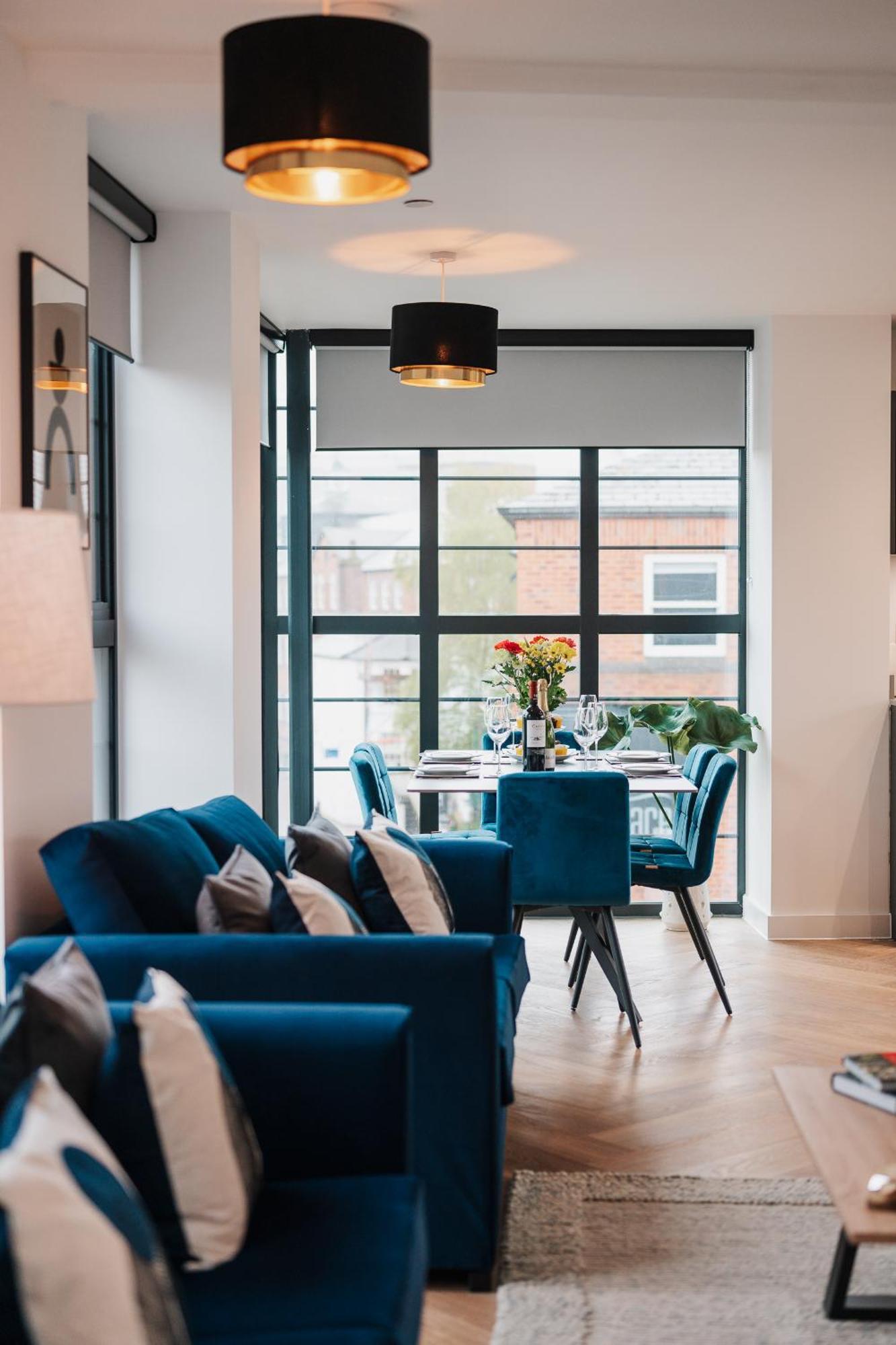 Luxury City & Canal View Stylish Pad, Family, Contractors, Fast Wifi Birmingam Exterior foto